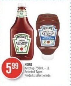 Shoppers Drug Mart HEINZ Ketchup offer