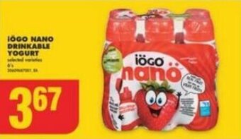 No Frills IOGO NANO DRINKABLE YOGURT offer