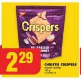 No Frills CHRISTIE CRISPERS offer