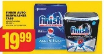 No Frills FINISH AUTO DISHWASHER TABS offer