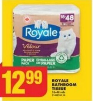 No Frills ROYALE BATHROOM TISSUE offer