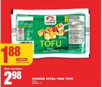 No Frills SUNRISE EXTRA FIRM TOFU offer