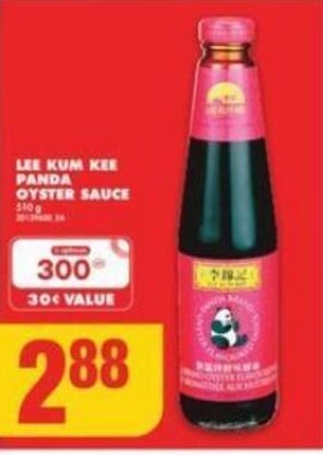 No Frills LEE KUM KEE PANDA OYSTER SAUCE offer