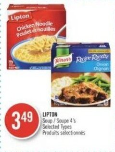 Shoppers Drug Mart LIPTON Soup offer