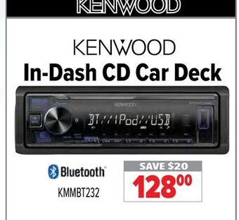 2001 Audio Video Kenwood in-dash cd car deck offer