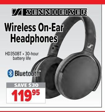 2001 Audio Video Sennheiser wireless on-ear headphones offer