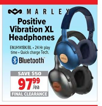 2001 Audio Video Marley positive vibration xl headphones offer