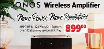 2001 Audio Video Sonos wireless amplifier offer