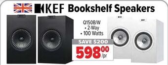 2001 Audio Video Kef bookshelf speakers offer