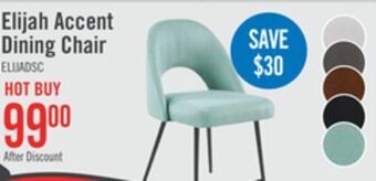 The Brick Elijah dining chair - aqua offer
