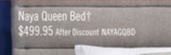 The Brick Naya queen bed offer