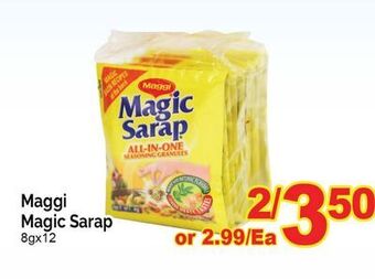 T&T Supermarket Maggi magic sarap, 8gx12 offer