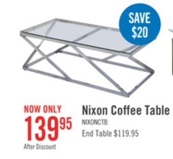 The Brick Nixon coffee table offer