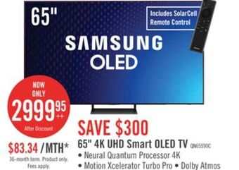 The Brick Samsung s90c 65 4k oled tv offer