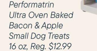 Petvalu Performatrin ultra oven baked bacon & apple small dog treats offer