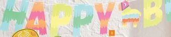 Party City Fiesta fun happy birthday banner offer