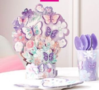Party City Butterfly flutter table decoration, 23.5-in offer
