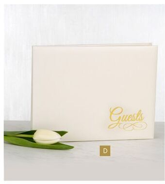 Party City Ivory guest book offer