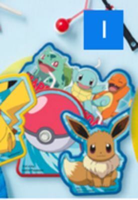 Party City Pokémon core birthday candles, 4-pk offer