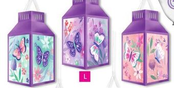 Party City Butterfly flutter hot stamped paper lanterns, 5-pc offer
