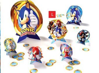 Party City Sonic table centerpiece kit for birthday/party offer