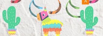 Party City Fiesta fun dizzy danglers, 5-pk offer