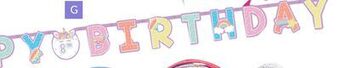 Party City Enchanted unicorn party jumbo add-an-age birthday banner, 126-in x 9.7-in offer
