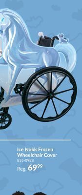 Party City Kids' disney frozen ice nokk blue wheelchair cover adaptive halloween costume, one size offer