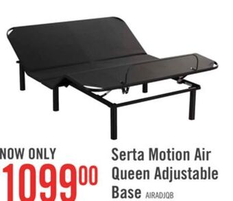 The Brick Serta motion air queen adjustable base offer