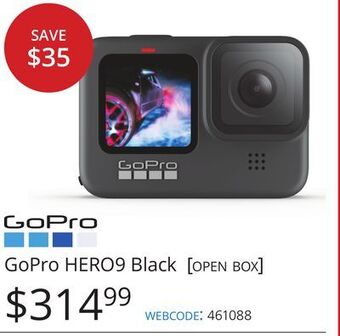 Vistek Gopro hero9 black (open box) offer