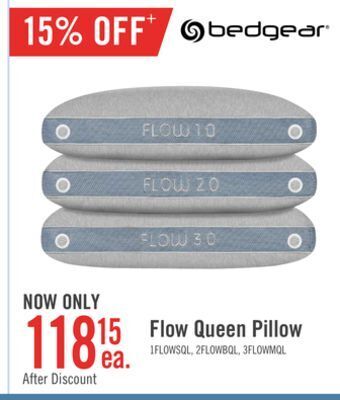 The Brick Bedgear flow 1.0 pillow - stomach sleeper offer