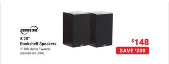Visions Electronics Soundstage 5.25 bookshelf speakers offer