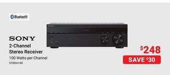 Visions Electronics Sony 2-channel stereo receiver offer