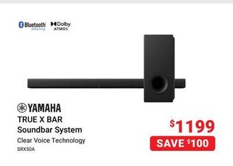 Visions Electronics Yamaha true x bar soundbar system offer