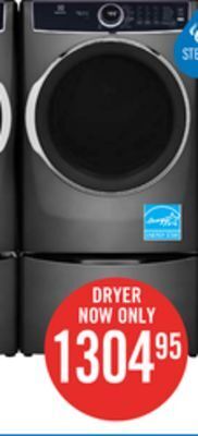 The Brick Electrolux 8 cu. ft. electric dryer - elfe763cat offer