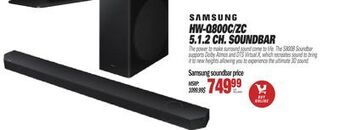 Centre Hi-Fi Samsung hw-q800c/zc 5.1.2 ch. soundbar offer