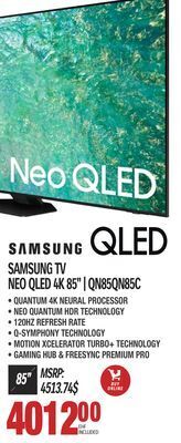 Centre Hi-Fi Samsung tv neo qled 4k 85 offer