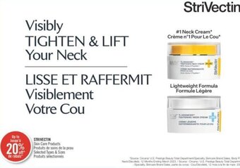 Shoppers Drug Mart STRIVECTIN Skin Care Products offer