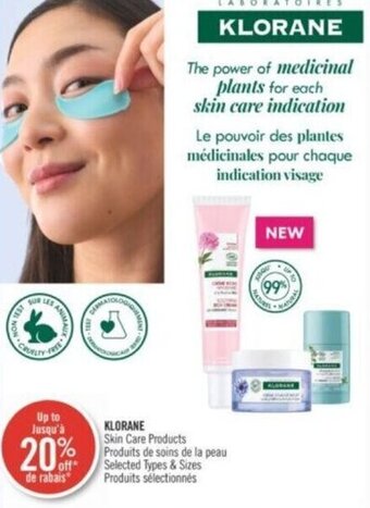 Shoppers Drug Mart KLORANE Skin Care Products offer