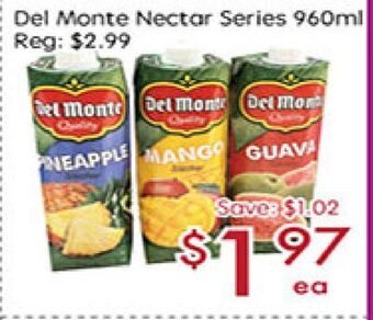 Sunny Food Mart Del monte nectar series offer