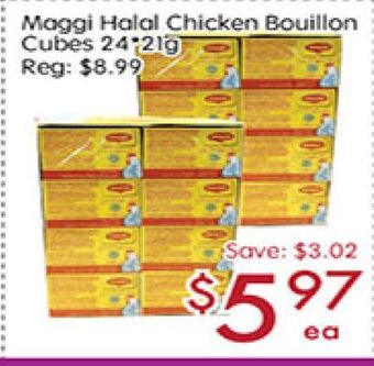 Sunny Food Mart Maggi halal chicken bouillon cubes offer