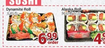Oceans Fresh Food Market Dynamite roll offer