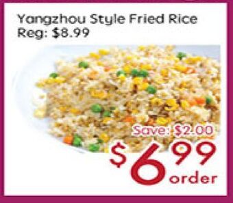 Sunny Food Mart Yangzhou style fried rice offer