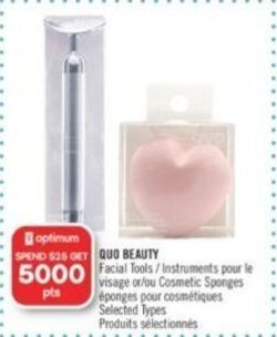 Shoppers Drug Mart QUO BEAUTY Facial Tools offer