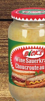 Marches Tradition Bick's wine sauerkraut offer