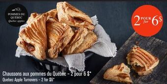Première Moisson Quebec apple turnovers offer
