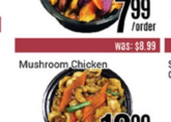 Nations Fresh Foods Mushroom chicken offer