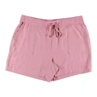 Giant Tiger Mystyle women's plus festival linen blend shorts offer