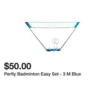 Decathlon Perfly badminton easy set - 3 m blue offer