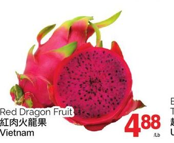 T&T Supermarket Red dragon fruit offer